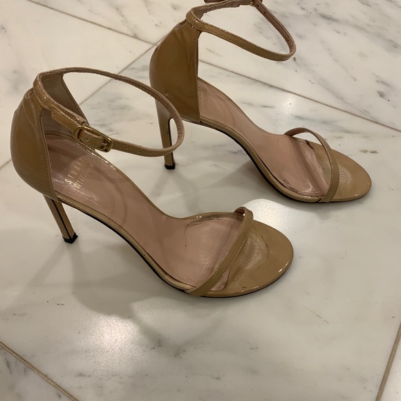 Stuart Weitzman THE NUDISTSONG SANDAL size 7.5 - Picture 6 of 6